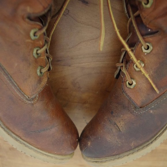 Vintage Maine USA Made Insulated Leather Boots Mens\' Size 7.5 main image 6